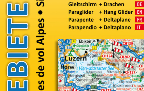 Alps Flying Sites map