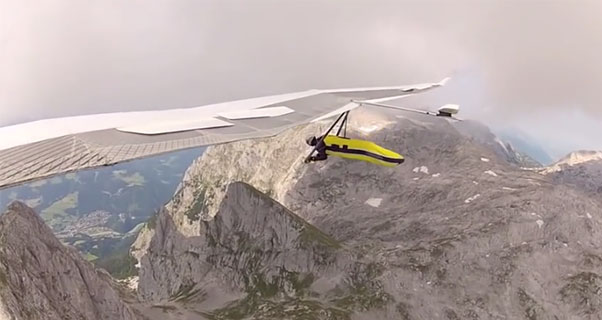 Christopher Friedl in action. Photo: YouTube