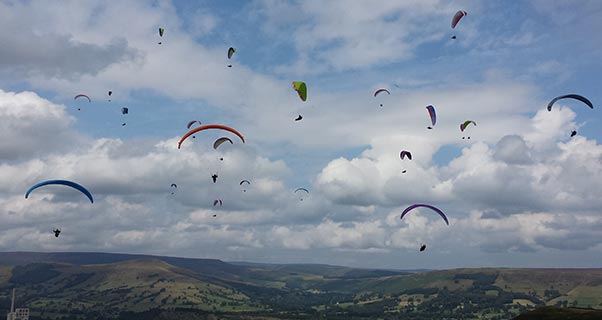 Paragliding at the BP Cup 2014