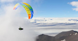 Paragliding in Iceland. Photo: Ant Green