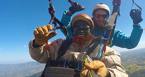 Hunter Marrian tandem world record Kenya