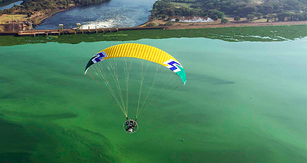 Paramotoring the Tiete
