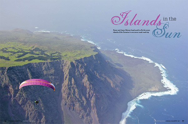 Islands in the Sun - paramotoring in Canaries