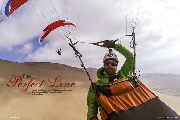 Paragliding in Chile