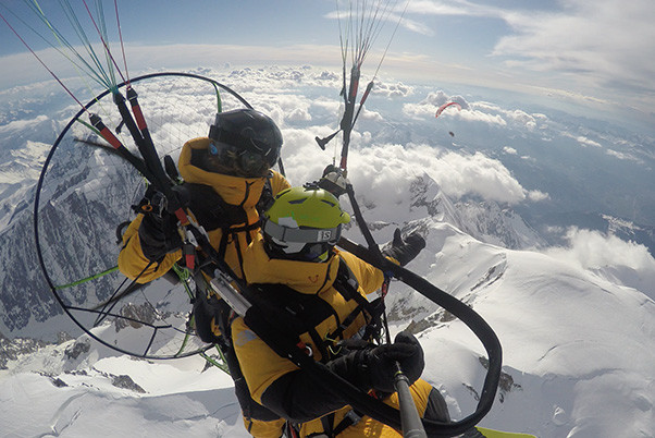 Green Twins Mont Blanc record