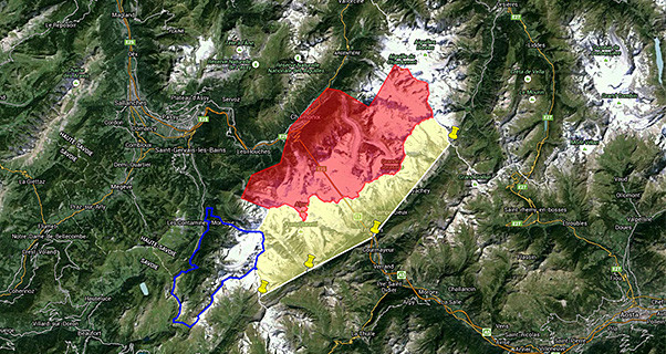 Mont Blanc restricted zones