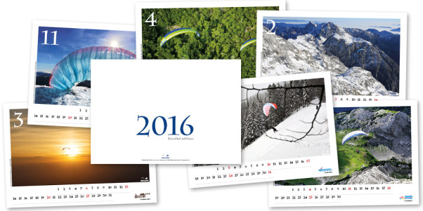 Paragliding calendar