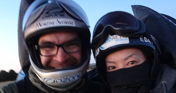 Charles Cazaux and Seiko Fukuoka
