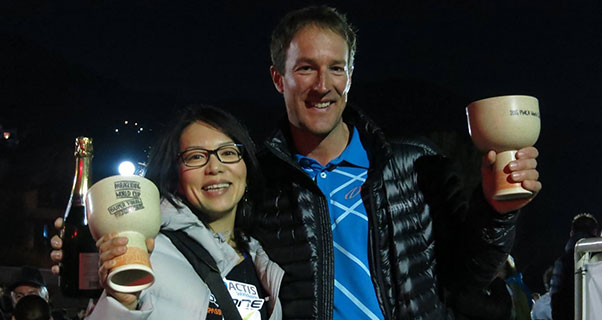 Seiko Fukuoka and Stefan Wyss. Photo: Seiko Fukuoka / Facebook
