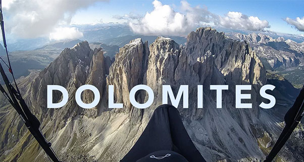 Paragliding-In-The-Dolomites
