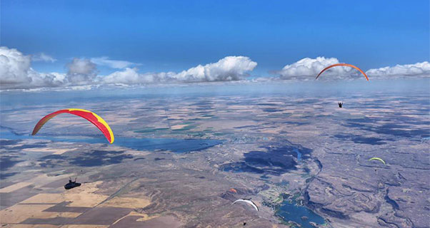 Record 226km task in Chelan at US Paragliding Nationals