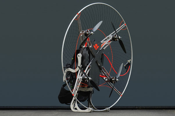 Revolt electric paramotor