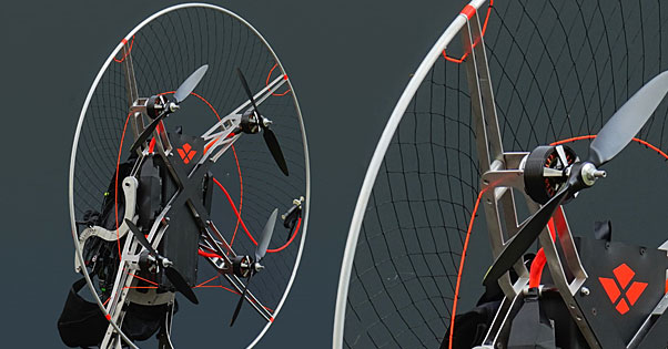 Revolt electric paramotor