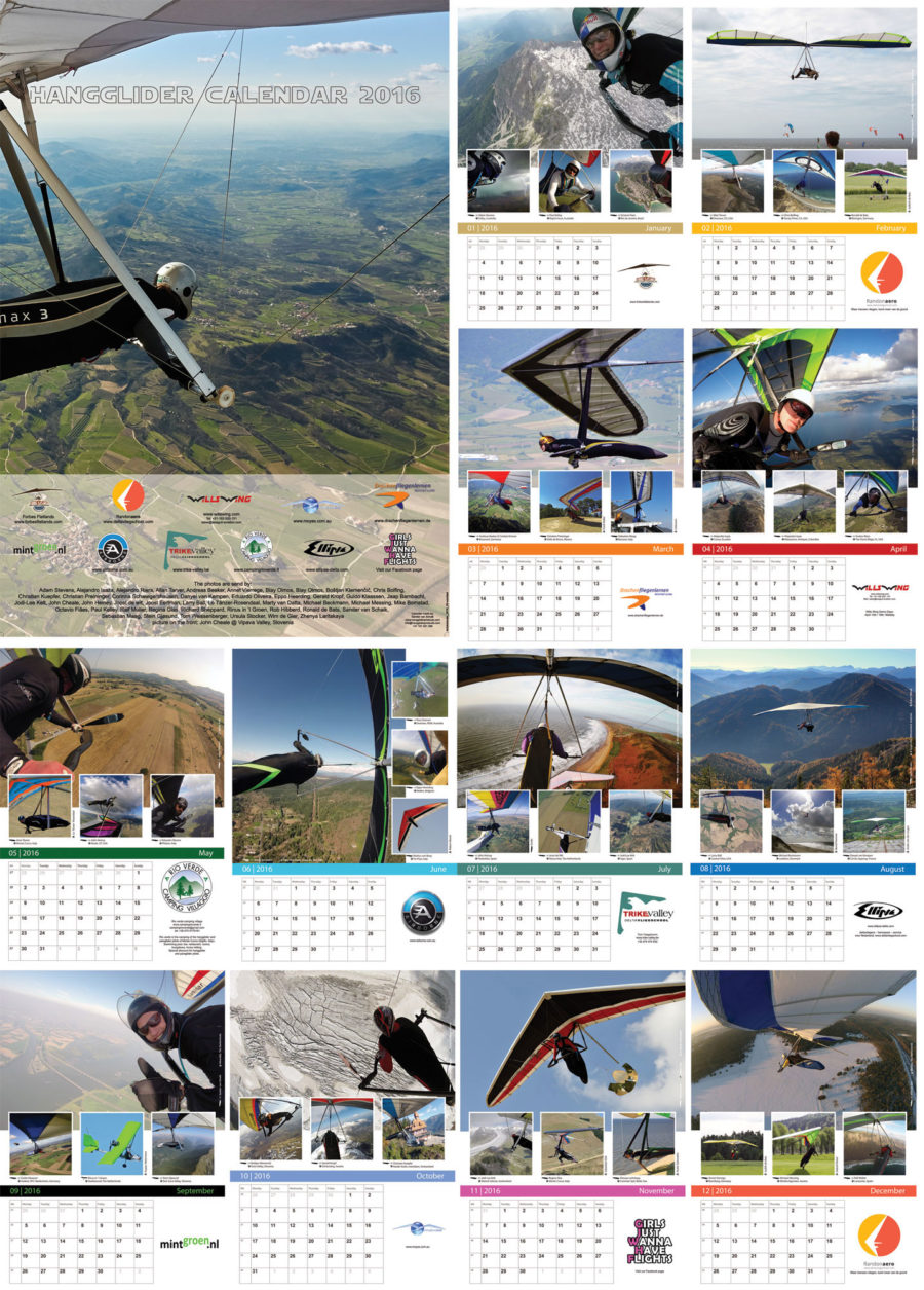 Hang gliding photos wanted for calendar Cross Country Magazine In