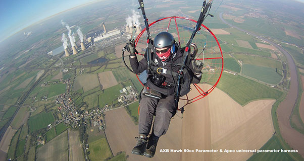 Stolen paramotor gear UK: serial numbers and photos