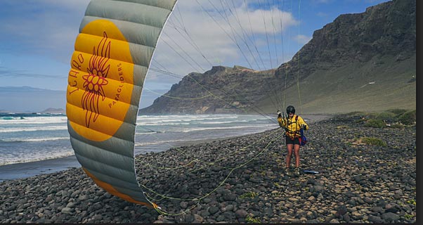 Icaro Kiwi groundhandling wing