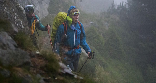 Stanislav Mayer and his supporter Jiri Dlask during the Red Bull X-Alps in Garzeno, Italy on 10 July 2017. Photo: Honza Zak / Red Bull Content Pool