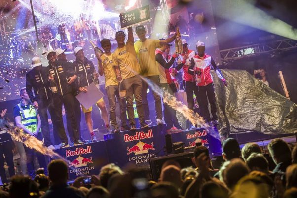 Red Bull Dolomitenmann 2017 podium