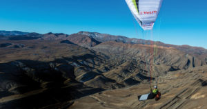 Jerome Maupoint paragliding in Morocco