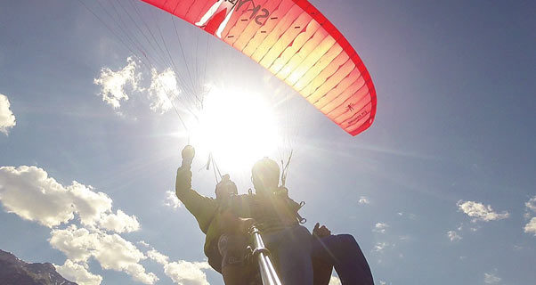 Lightweight paragliding