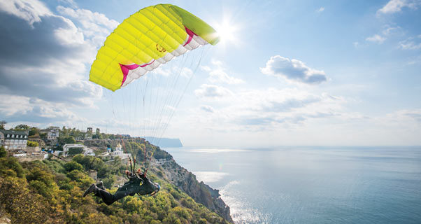 Speed flying in Crimea