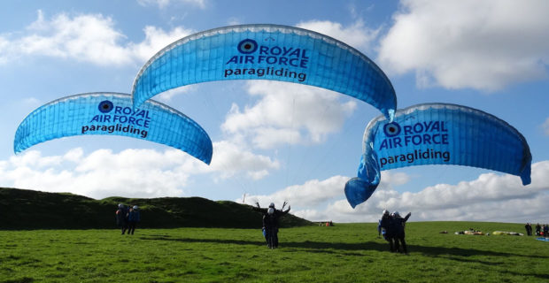 British RAF’s three tandems meet for the first time