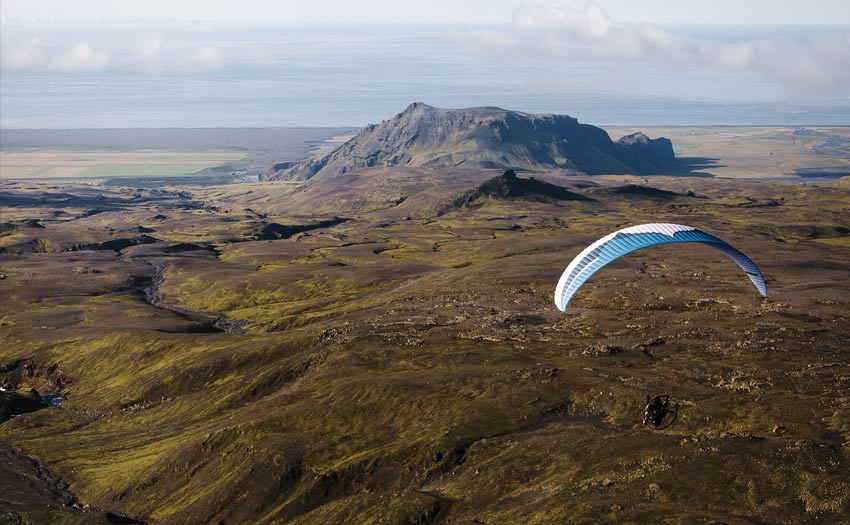 Paramotoring in Iceland