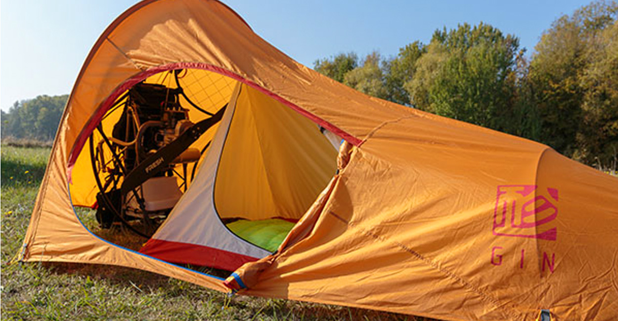 Gin paramotor tent