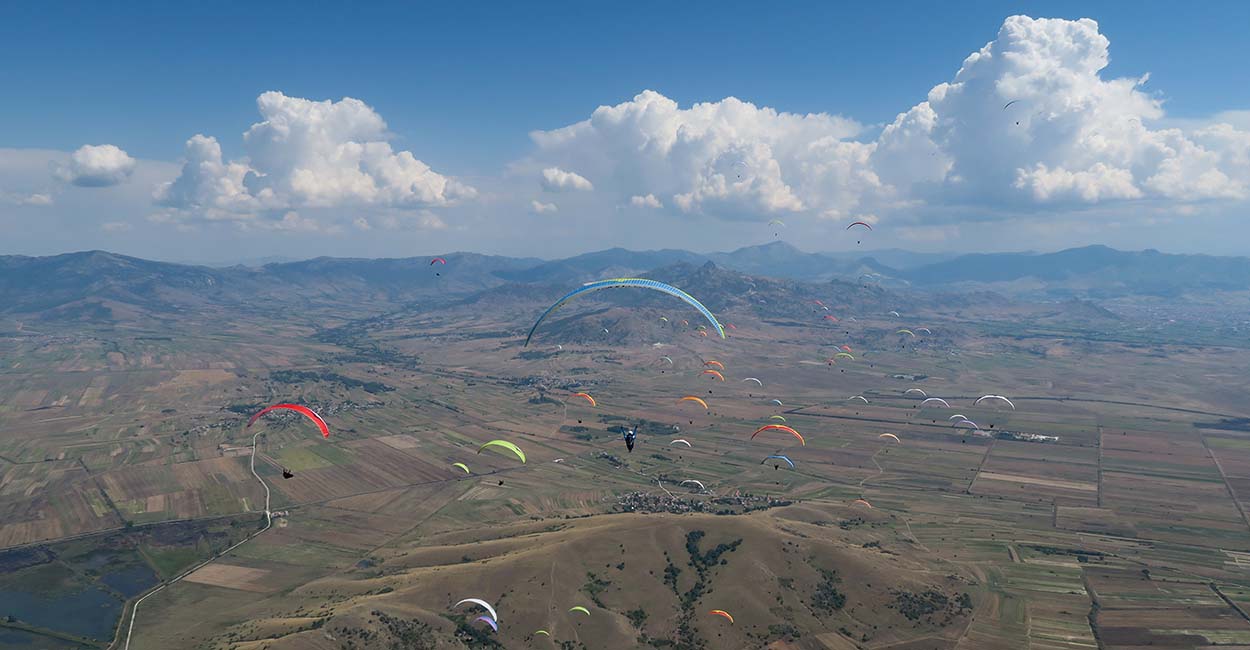 Paragliding in Krushevo