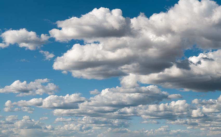 Cumulus clouds
