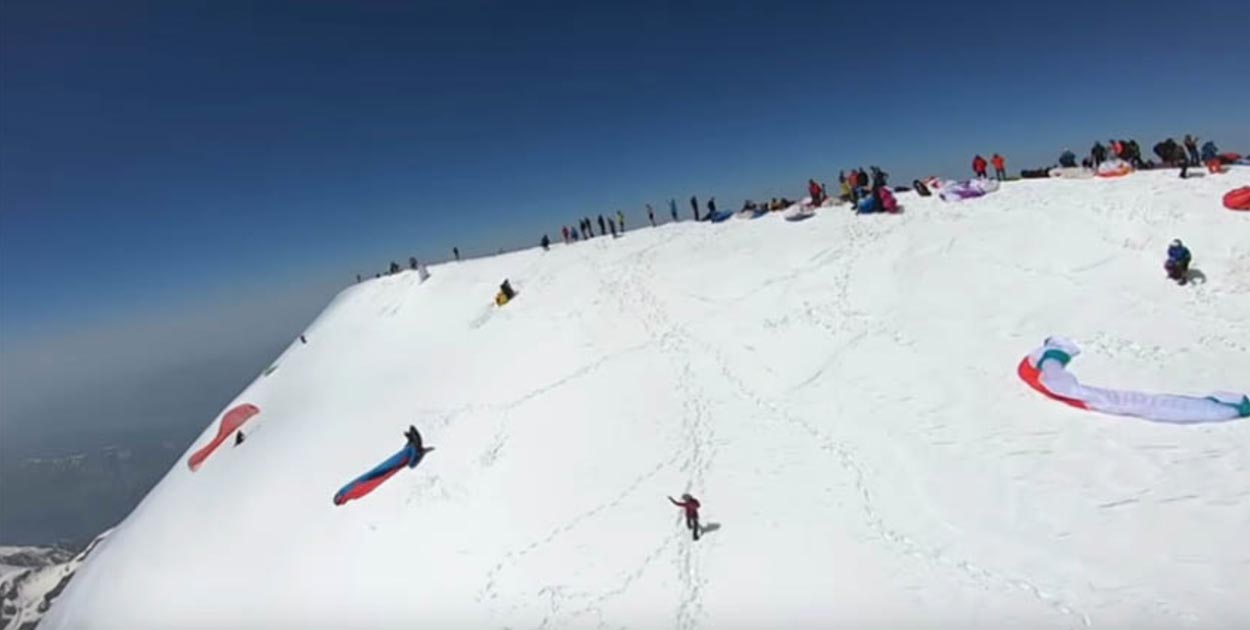 Mont Blanc top-landings