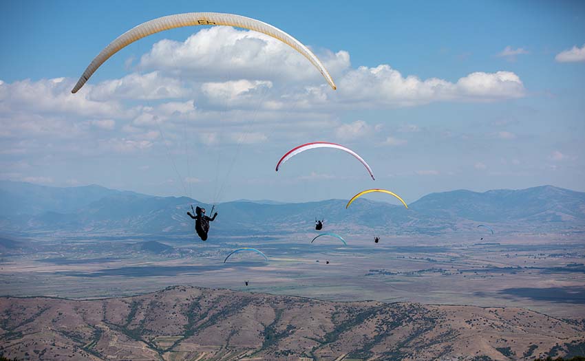 Krushevo, Macedonia, the site of this year's Paragliding World Championships. Photo: FAI / Marcus King