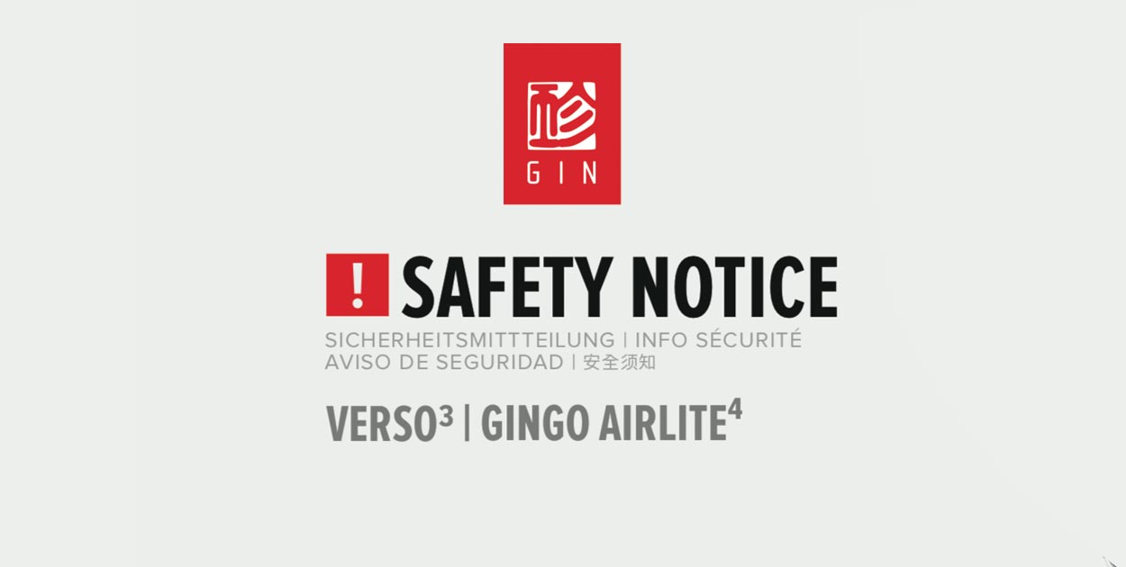 Gin safety notice