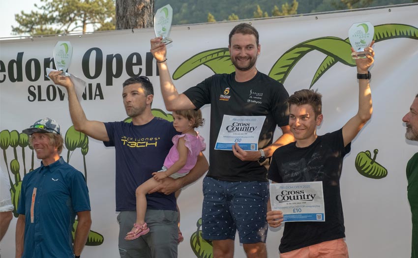 Overall podium
