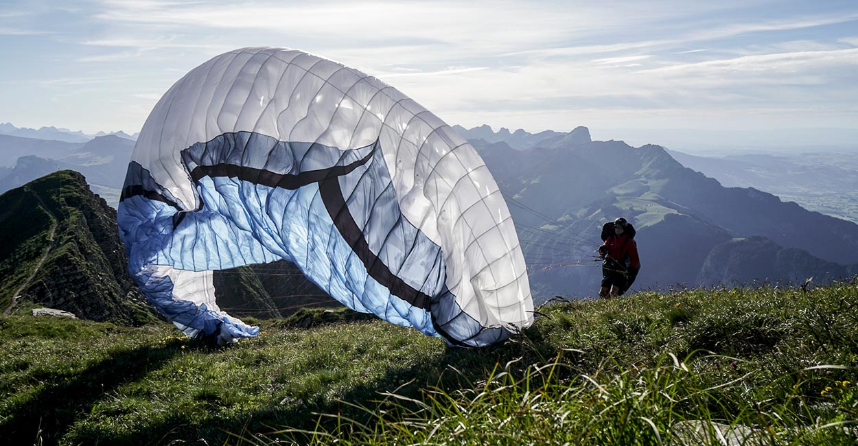 Launching during the Eigertour 2020. By Tobias Dimmler