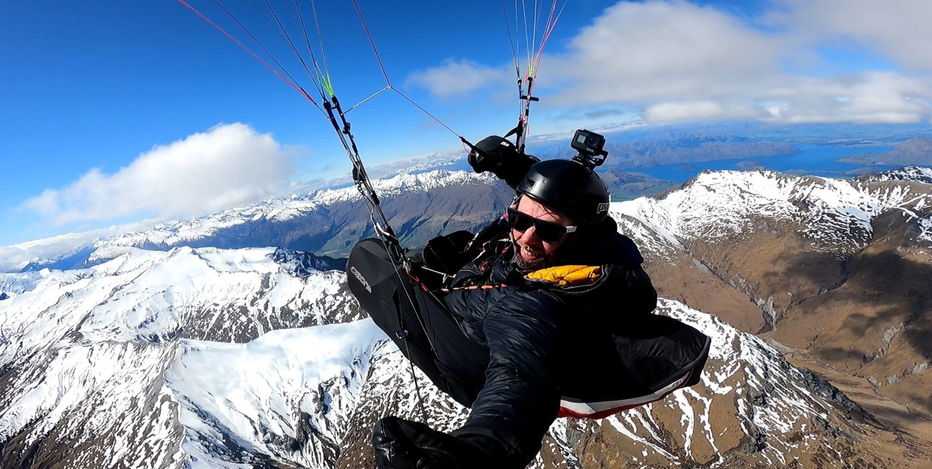 Ben Kellett, Flying up the Harris, New Zealand