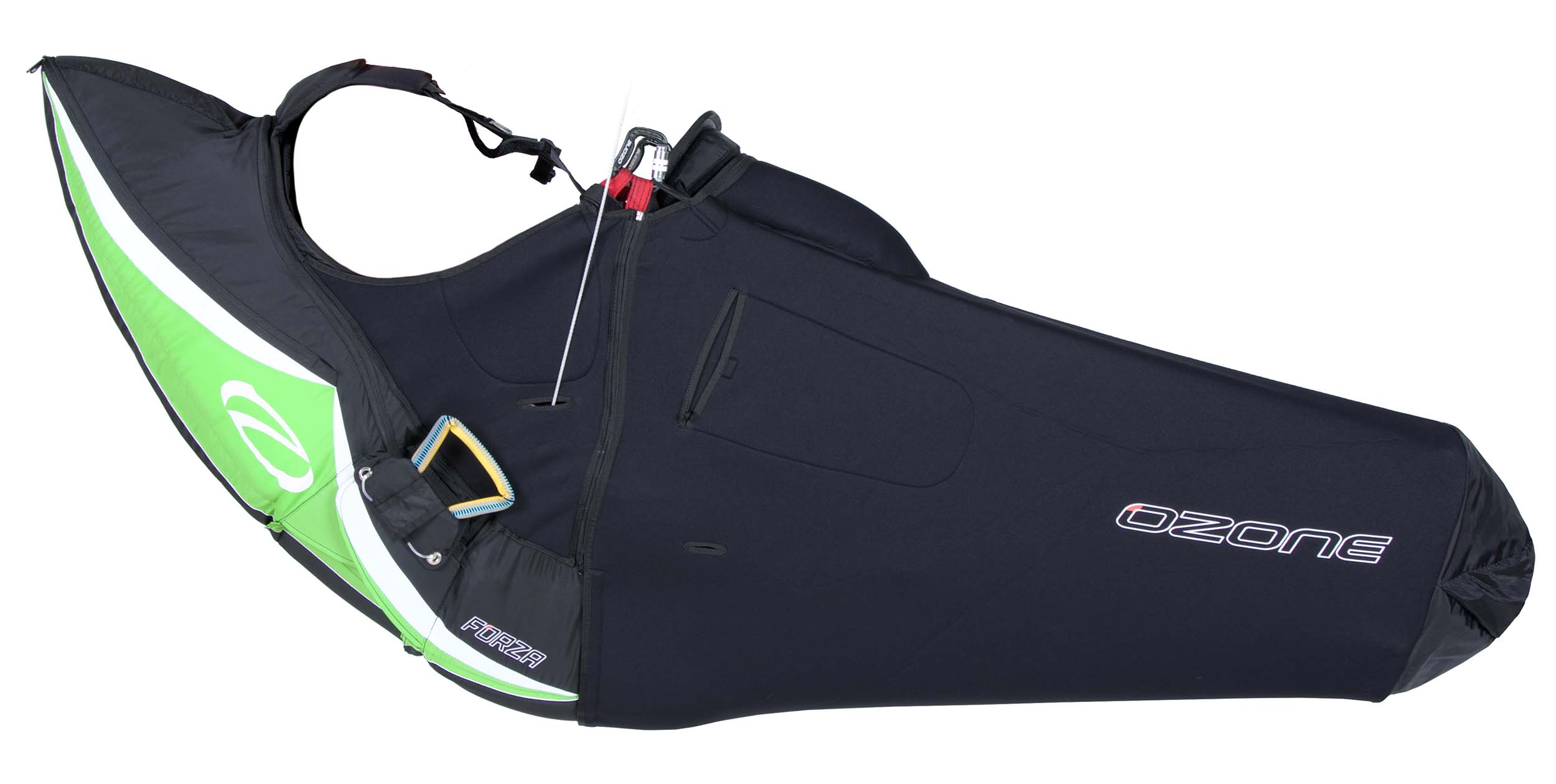 Thinking of getting a pod harness for the season ahead? Photo: Ozone