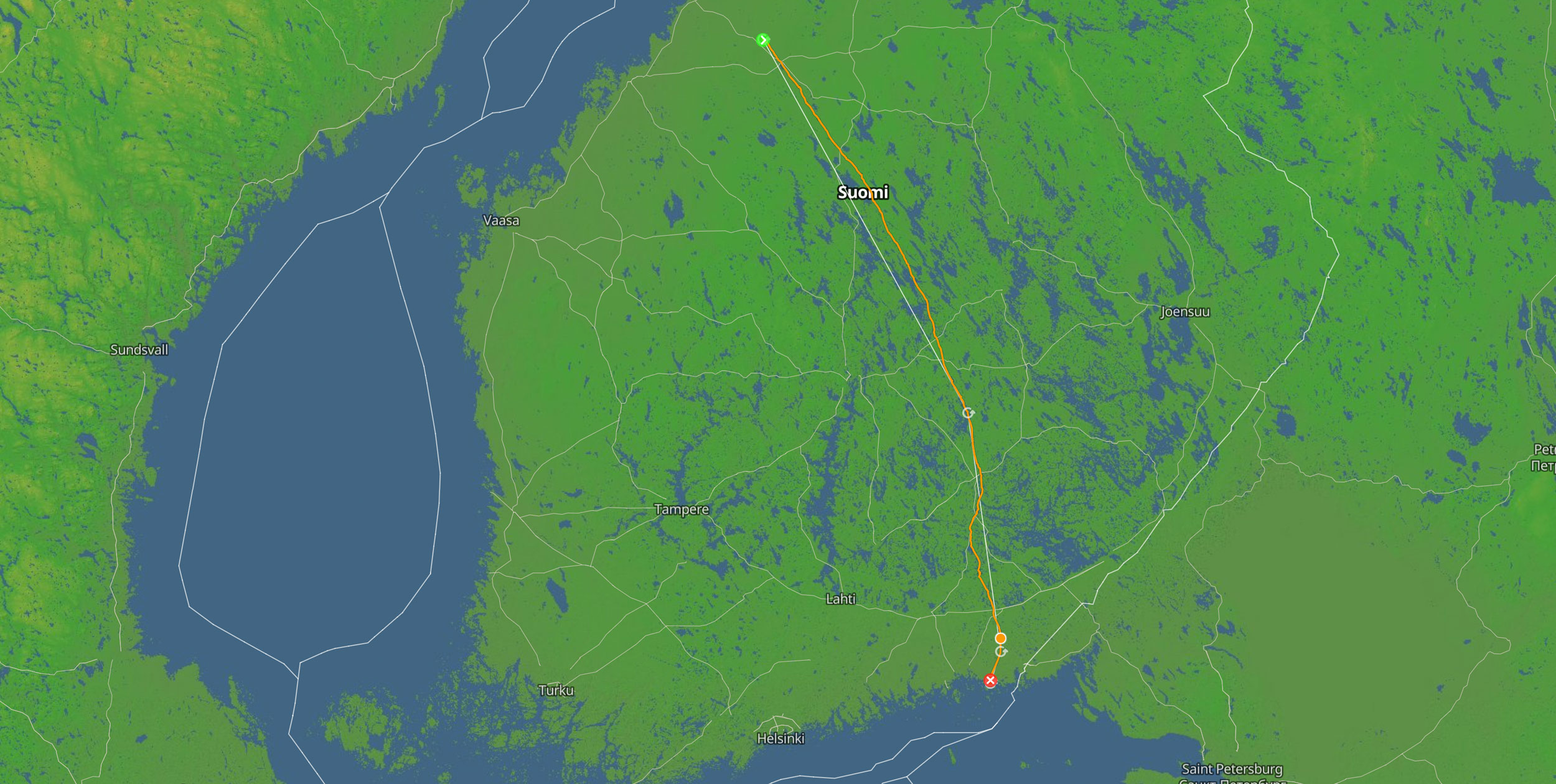 Jouni Makkonen 400km across Finland