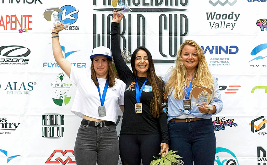 PWC 2021 Serbia women's podium. 
