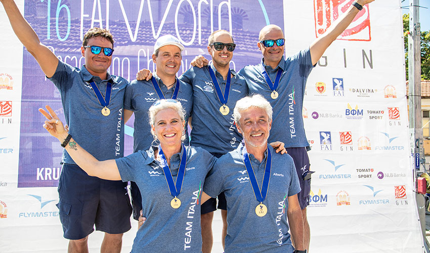 What no Italy? Team Italia at the last Paragliding World Championships. Photo: Marcus King