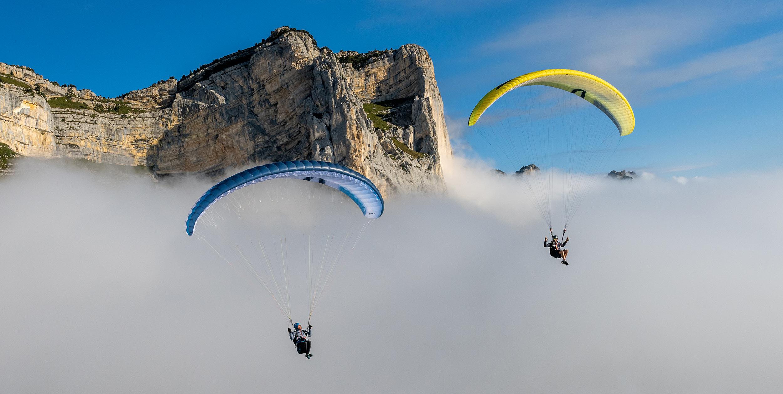 Soaring above the clouds at the 2021 Coupe Icare