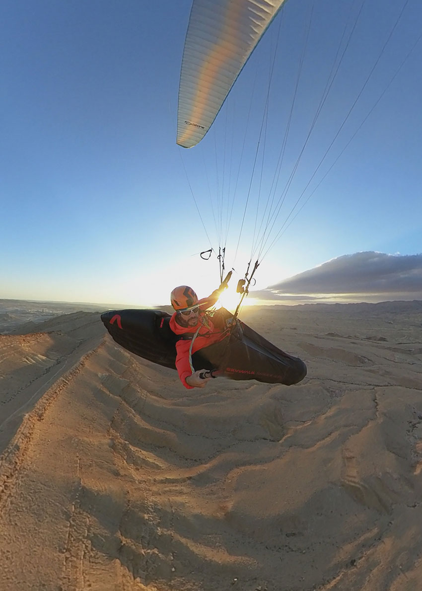 Eliya Zemmour hike and fly Israel