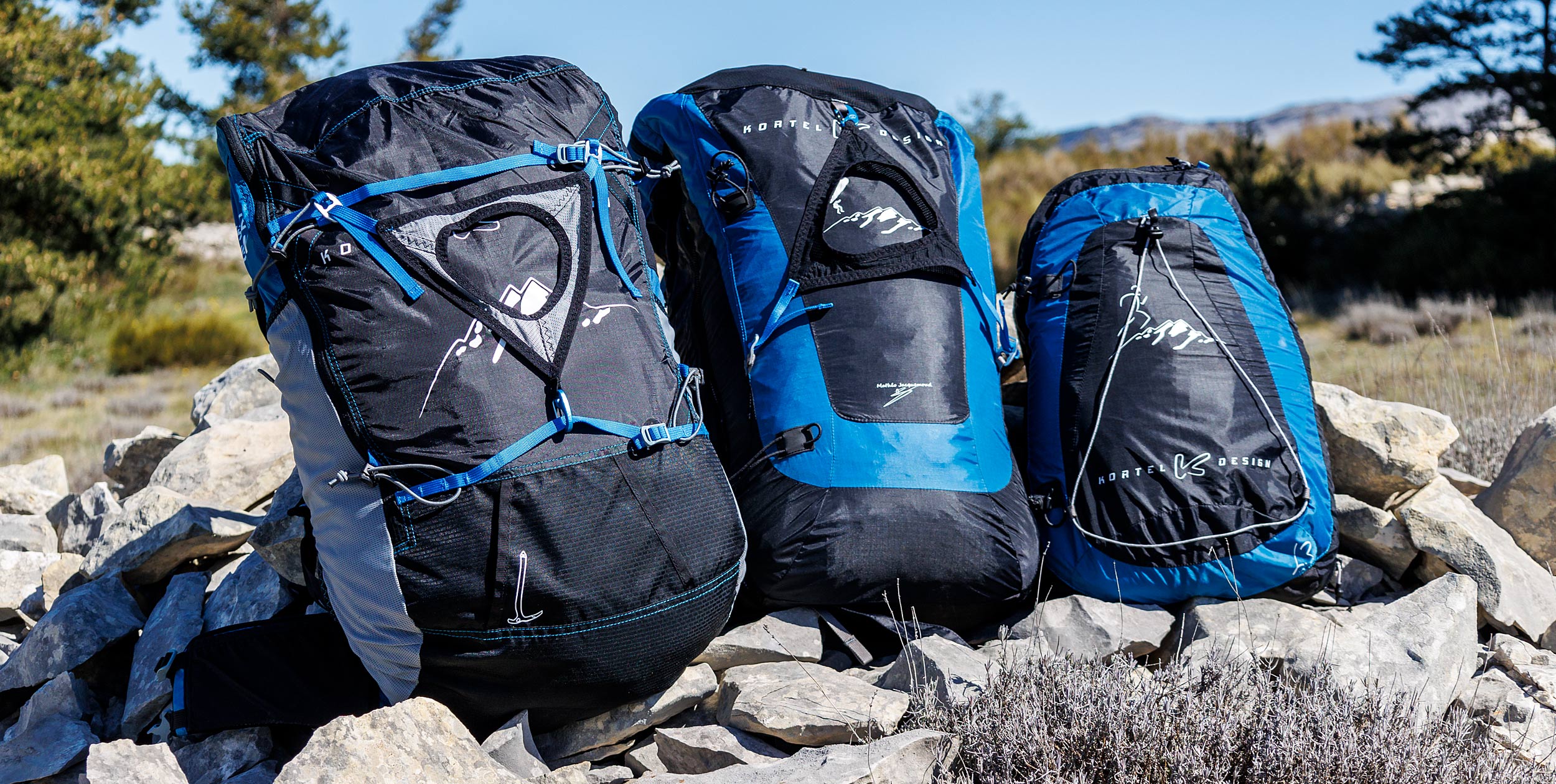 Kortel Hike-and-Fly Bags