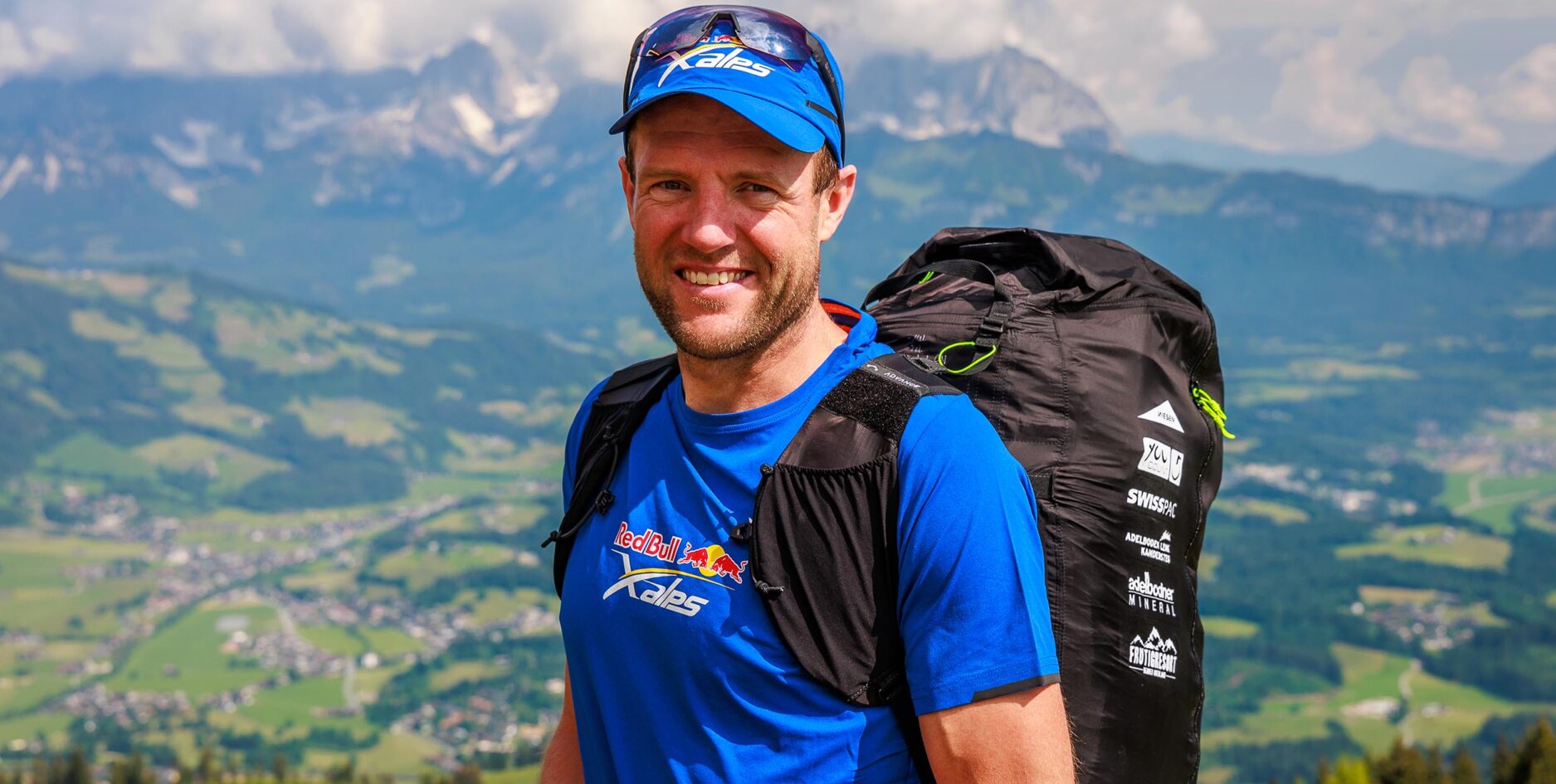 Chrigel Maurer ahead of the Red Bull X-Alps 2023. Photo: Marcus King