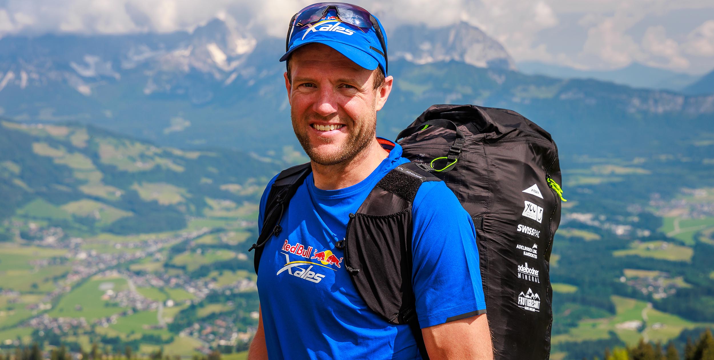 Chrigel Maurer ahead of the Red Bull X-Alps 2023. Photo: Marcus King