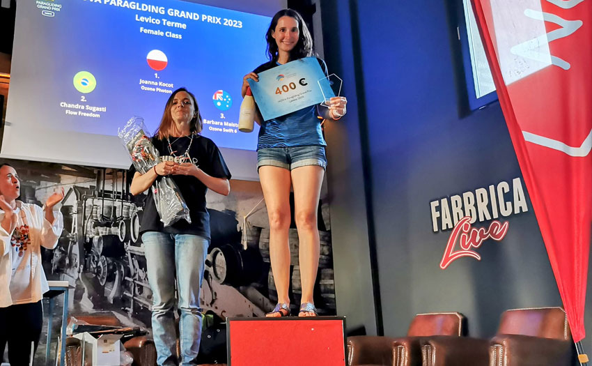 Women's category winners
