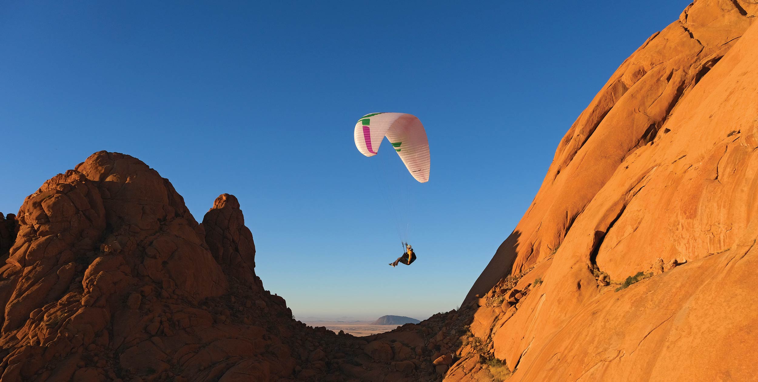 Paragliding in Namibia