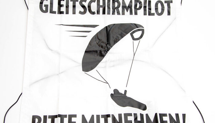 Autostopp-Schild für Streckenpiloten (Deutsch)