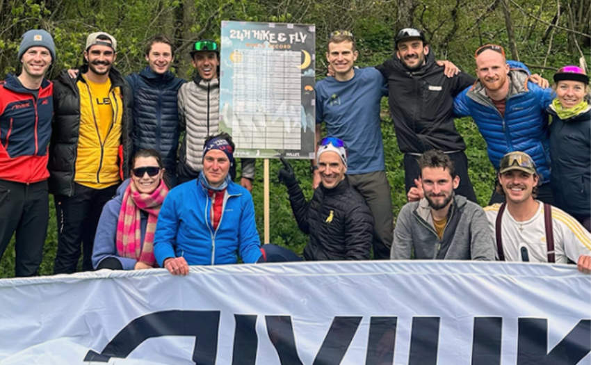Tanguy hike-and-fly record