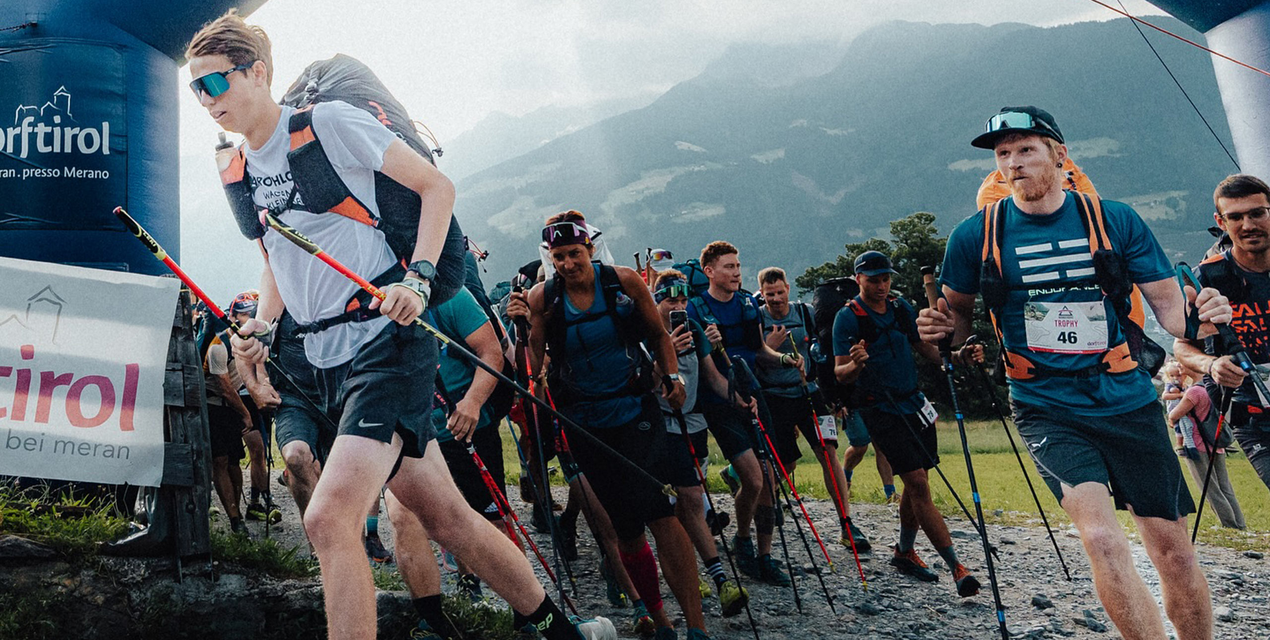 Start of the Wanderbird Trophy Dorf Tirol 2024